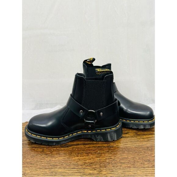 DR MARTENS NWB WINCOX Smooth Leather Buckle Boots - Picture 5 of 12
